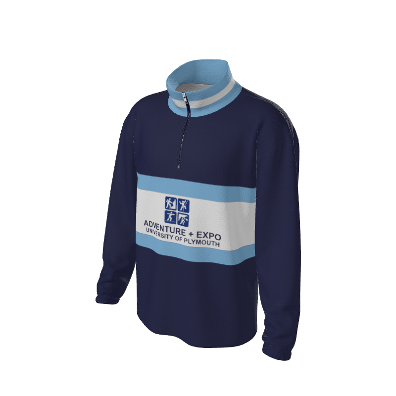 Retro Quarter Zip Fleece 2 Y1 Custom Retro Quarter Zip Fleece. (x 21)