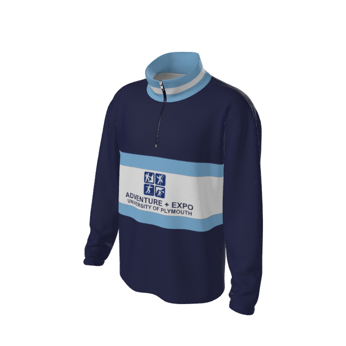 Retro Quarter Zip Fleece 2 Y1 Custom Retro Quarter Zip Fleece. (x 21)