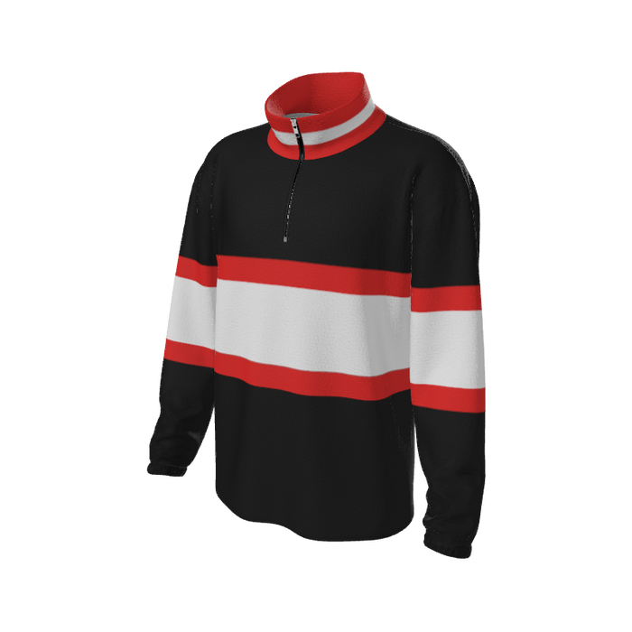 Retro Quarter Zip Fleece 5 Y1 Custom Retro Quarter Zip Fleece. (x 16)