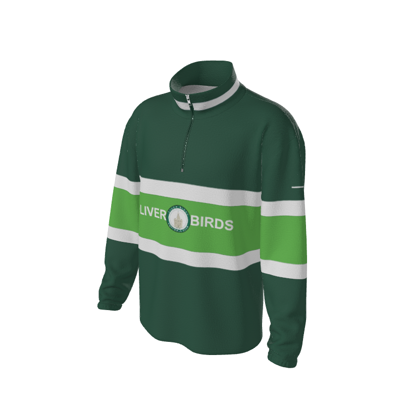 Retro Quarter Zip Fleece 5 Y1 Custom Retro Quarter Zip Fleece. (x 18)
