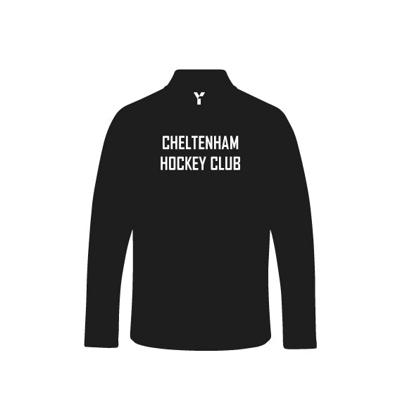 Cheltenham HC - Fugi Quarter Zip Unisex Black Melange club teamwear by Y1 - view 2