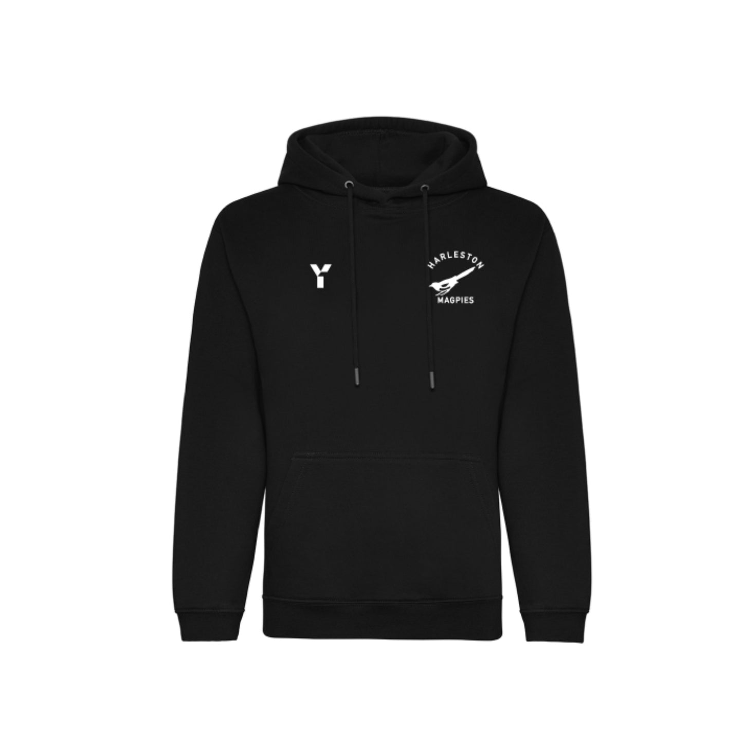 Harleston Magpies HC - Unisex Organic Cotton Hoody Black