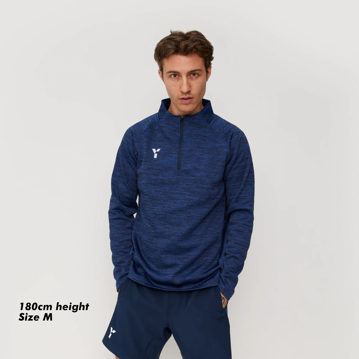 Old Merchant Taylors HC - Fugi Quarter Zip Unisex Black Melange