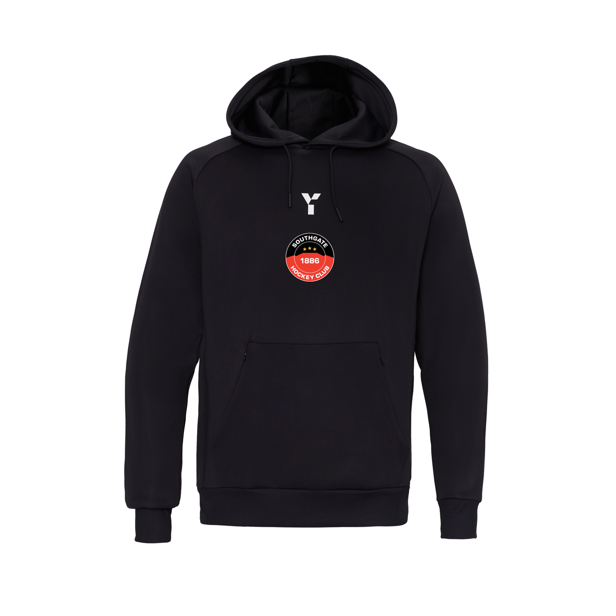Southgate HC - Performance Hoody Unisex Black club teamwear by Y1