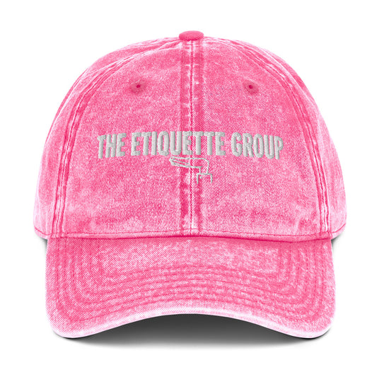 The Etiquette Group - Vintage Cotton Twill Cap