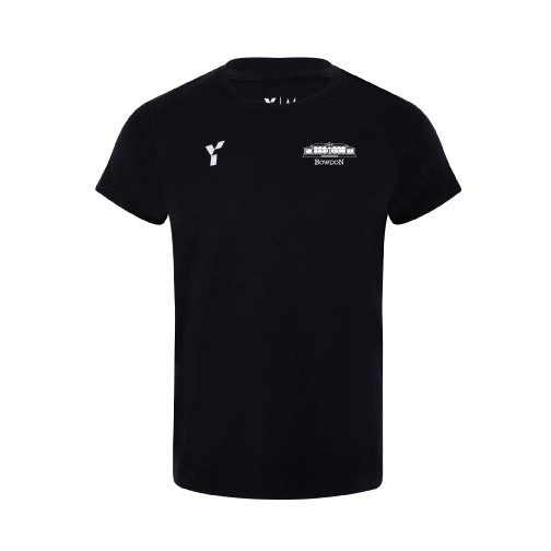 Bowdon HC - Junior Short Sleeve Training Top Unisex Black