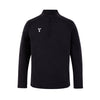 Fugi Quarter Zip Unisex Black Melange