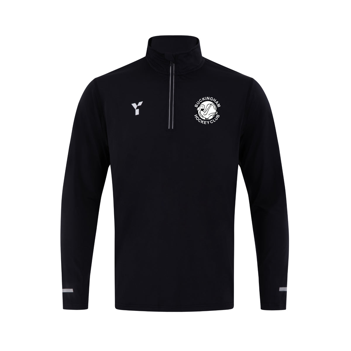 Buckingham HC - Lycra Midlayer Unisex Black club teamwear by Y1