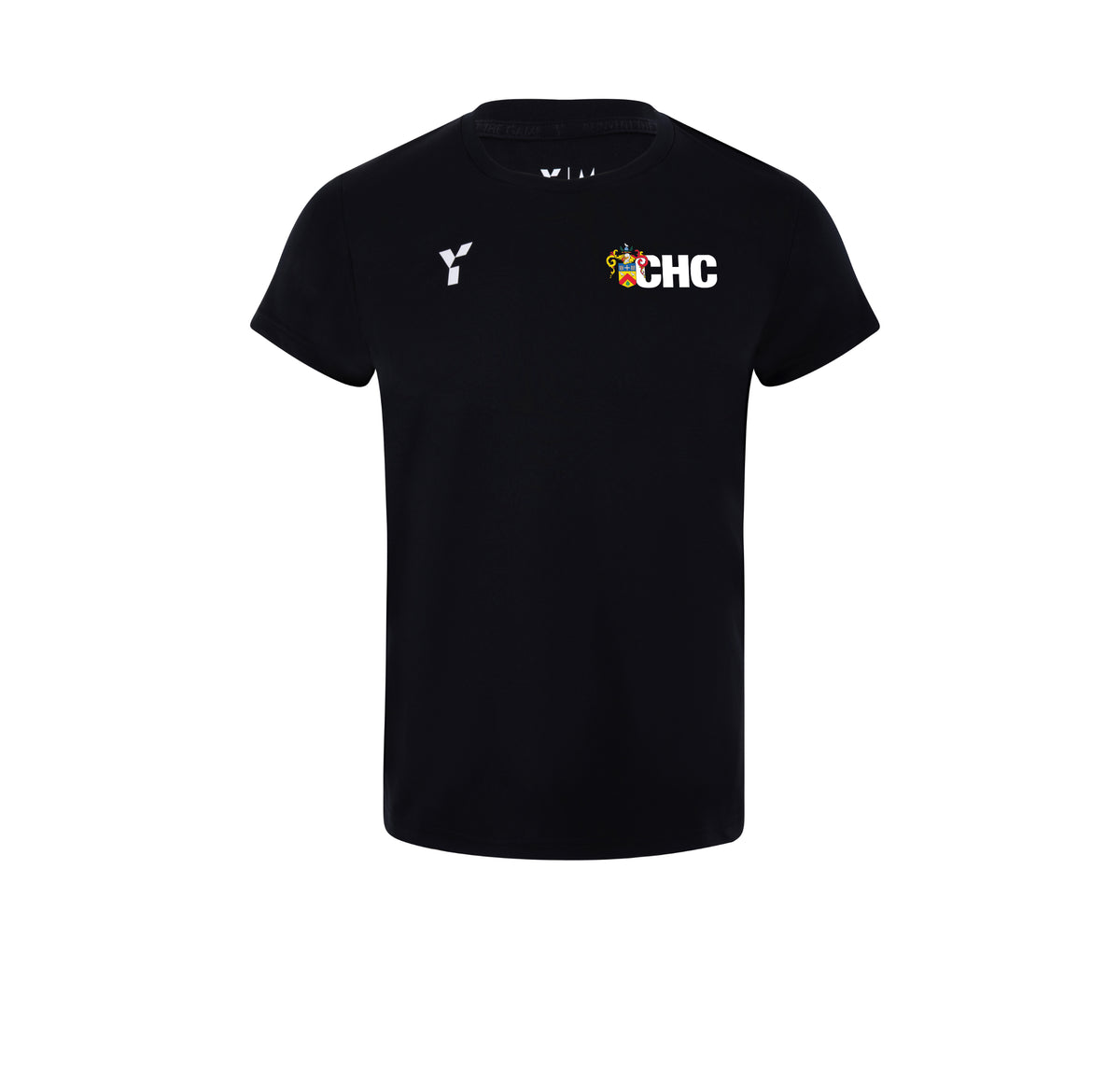 Cheltenham HC - Short Sleeve Training Top Men's Black club teamwear by Y1