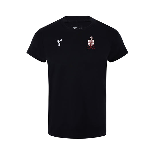 Crawley HC - Junior Short Sleeve Training Top Unisex Black