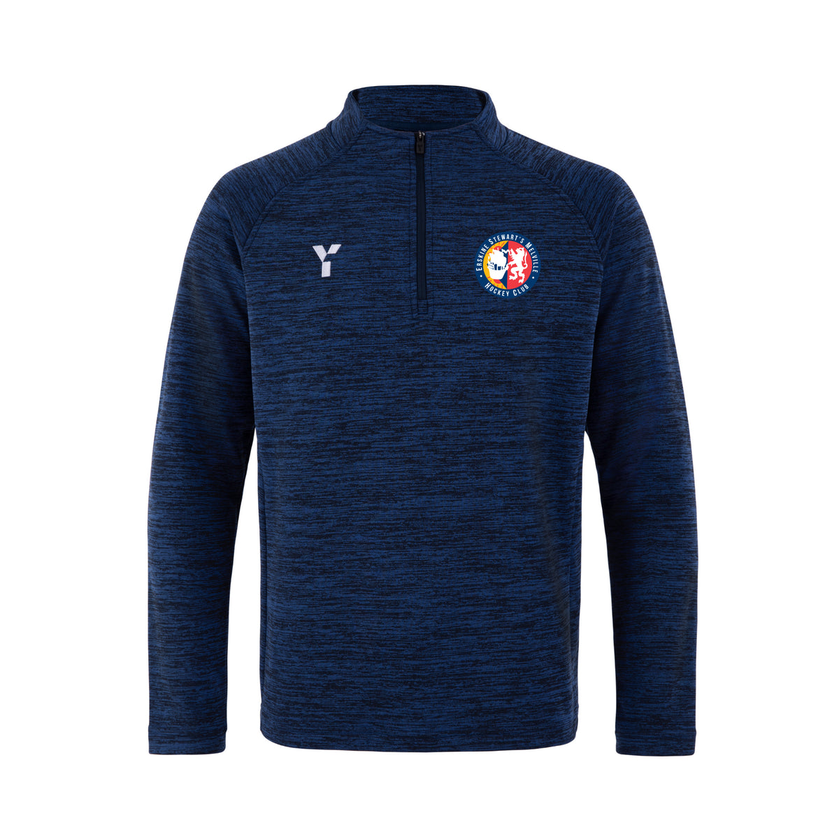 ESM HC - Fugi Quarter Zip Unisex Navy Melange club teamwear by Y1