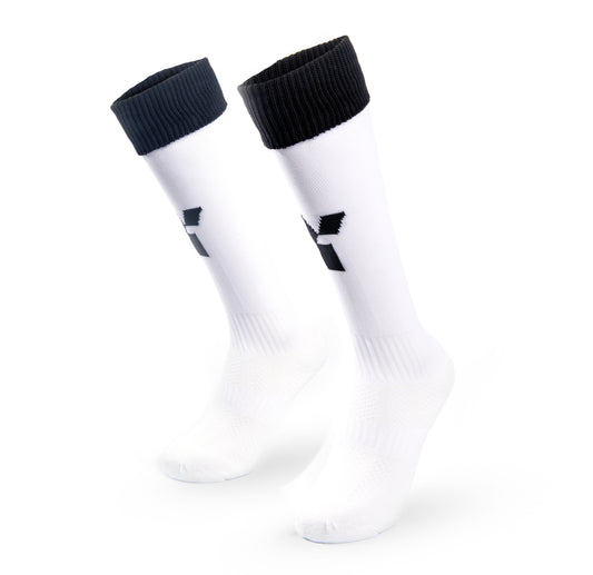 Harleston Magpies Home Playing Socks - White/Black