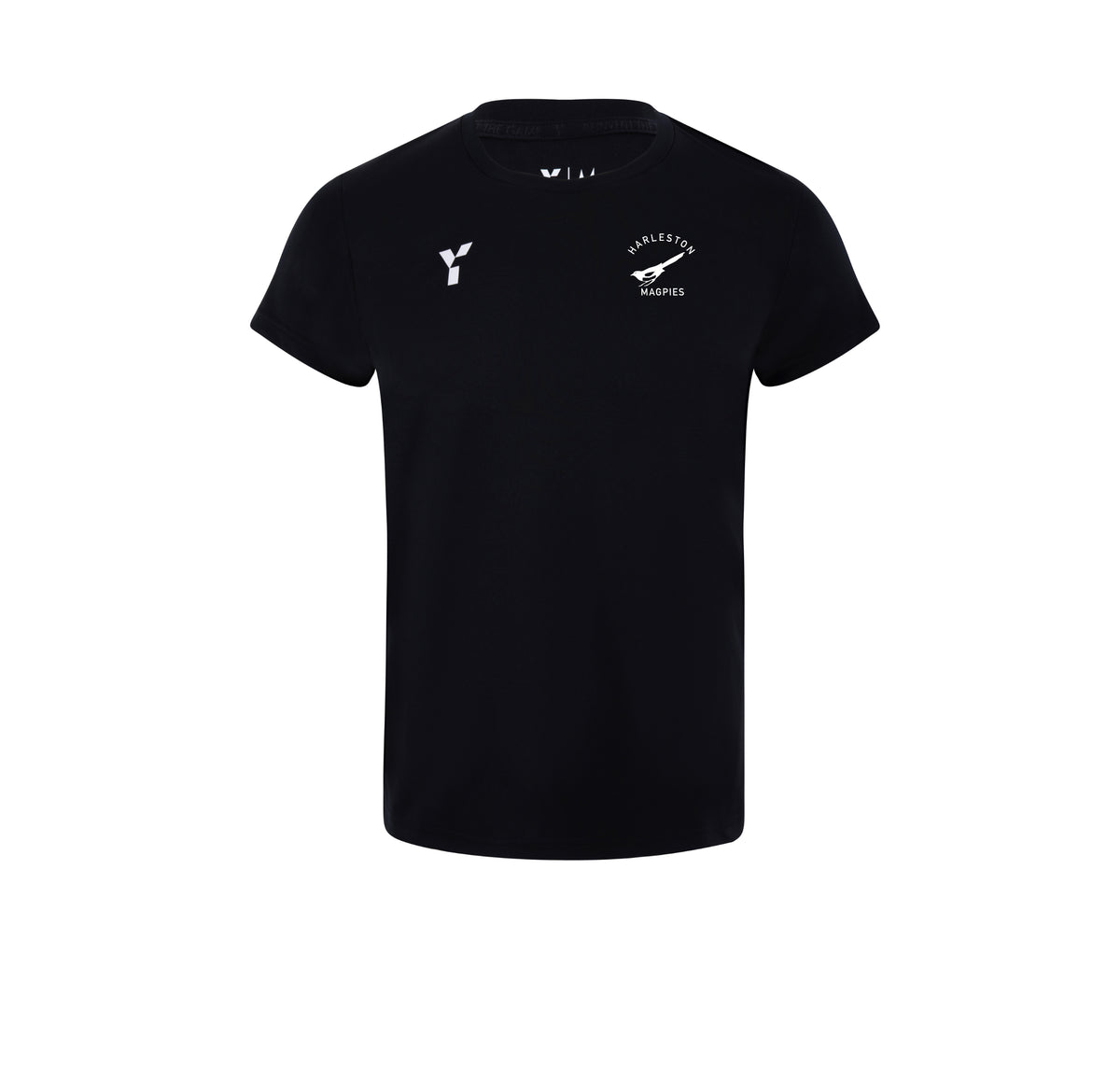 Harleston Magpies HC - Junior Short Sleeve Training Top Unisex Black
