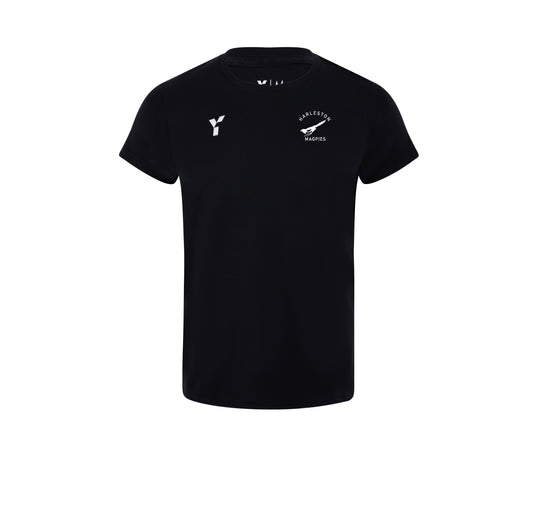 Harleston Magpies HC - Short Sleeve Training Top Men's Black