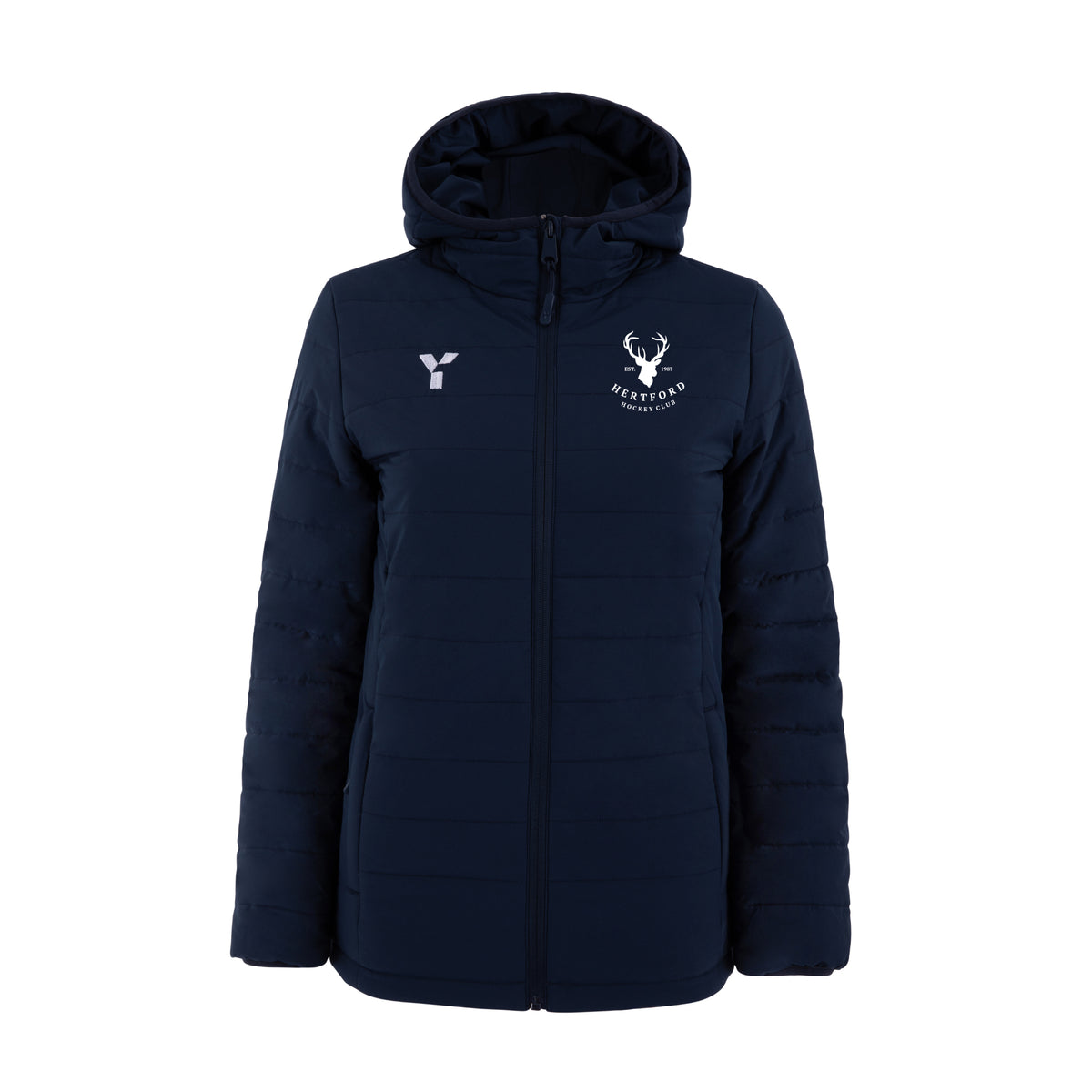 Hertford HC - Padded Jacket Unisex Navy club teamwear by Y1