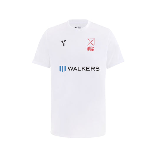 Jersey Hockey - Junior Short Sleeve Training Top Unisex White (Walkers)