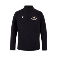 Old Merchant Taylors HC - Fugi Quarter Zip Unisex Black Melange