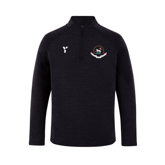 Old Merchant Taylors HC - Fugi Quarter Zip Unisex Black Melange