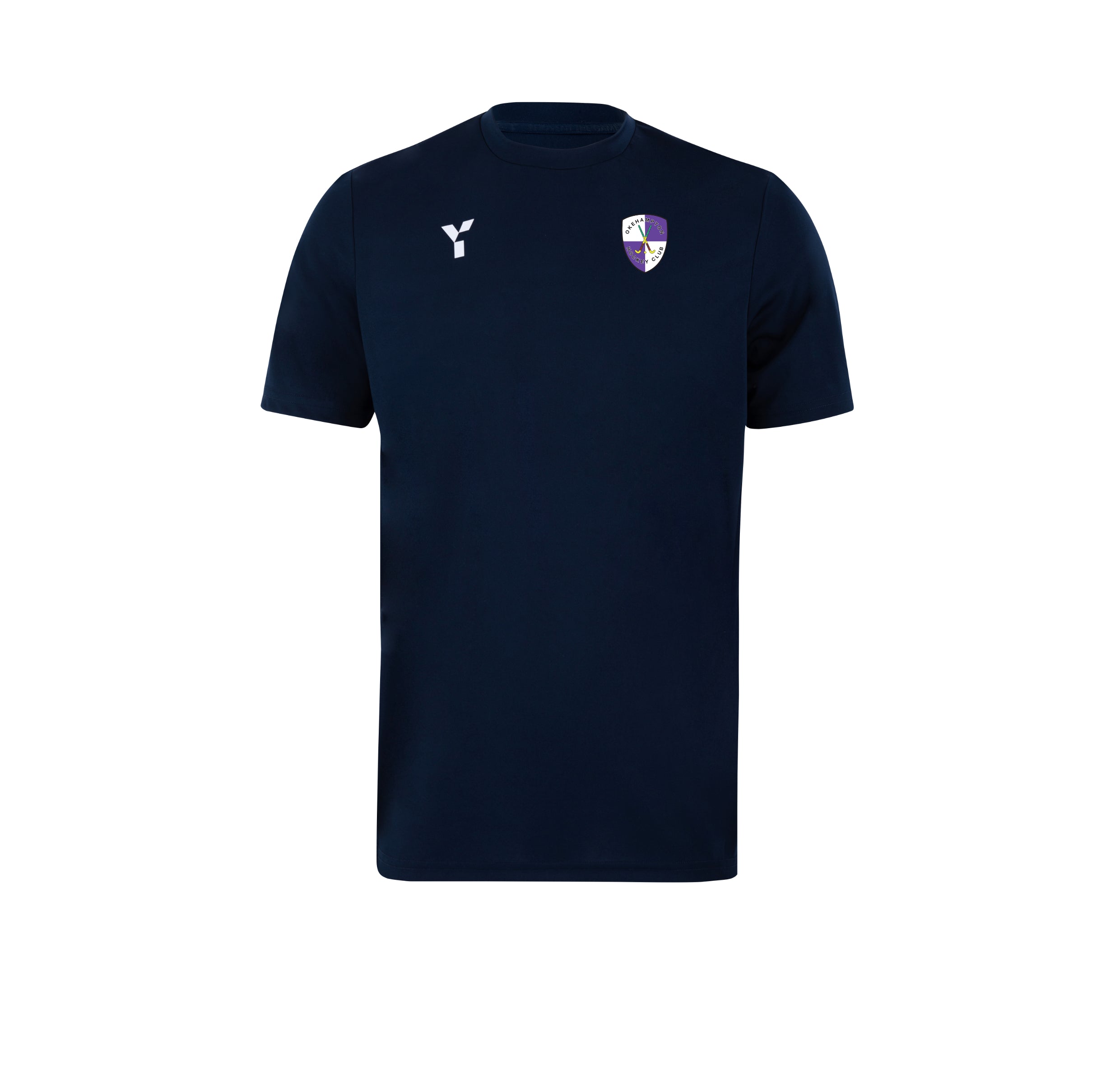 Okehampton HC - Short Sleeve Training Top Men's Navy – Y1 Sport