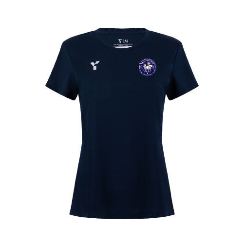 Penzance HC - Short Sleeve Training Top Women's Navy club teamwear by Y1
