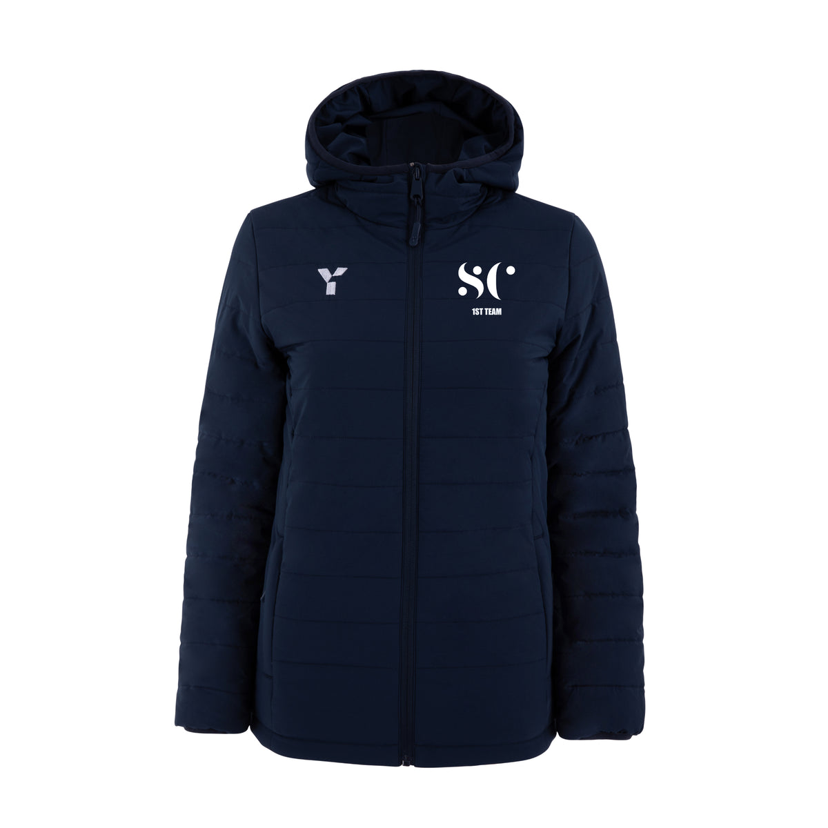 Scarborough College - Padded Jacket Unisex Navy club teamwear by Y1