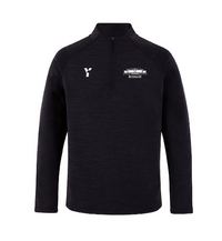 Bowdon HC - Junior Fugi Quarter Zip Unisex Black