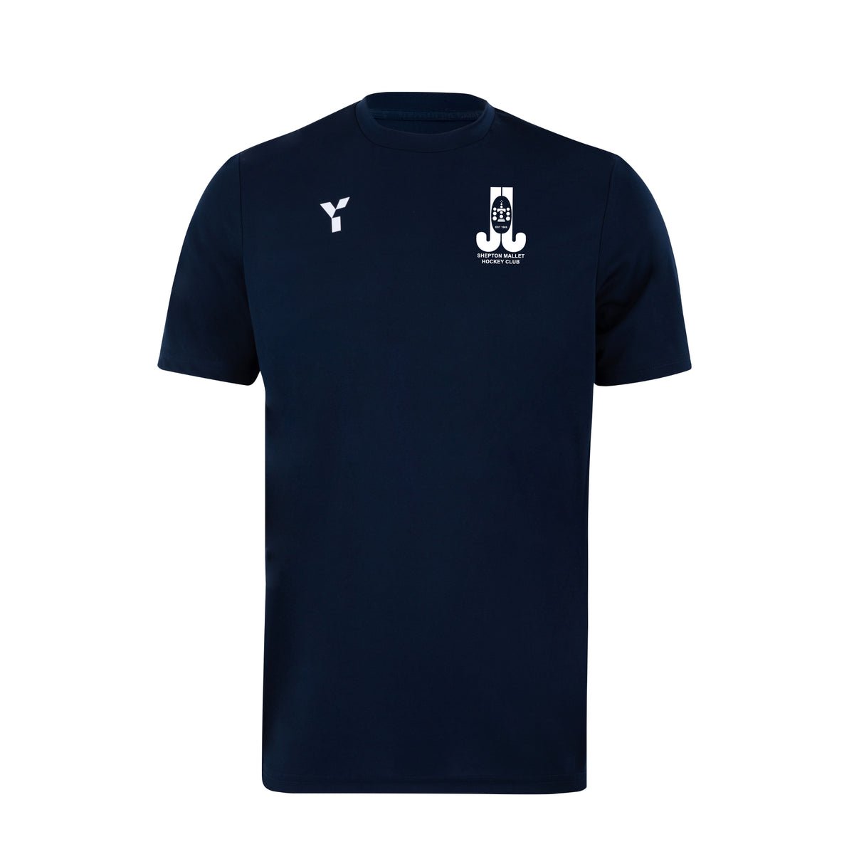 Shepton Mallet HC - Junior Short Sleeve Training Top Unisex Navy club teamwear by Y1