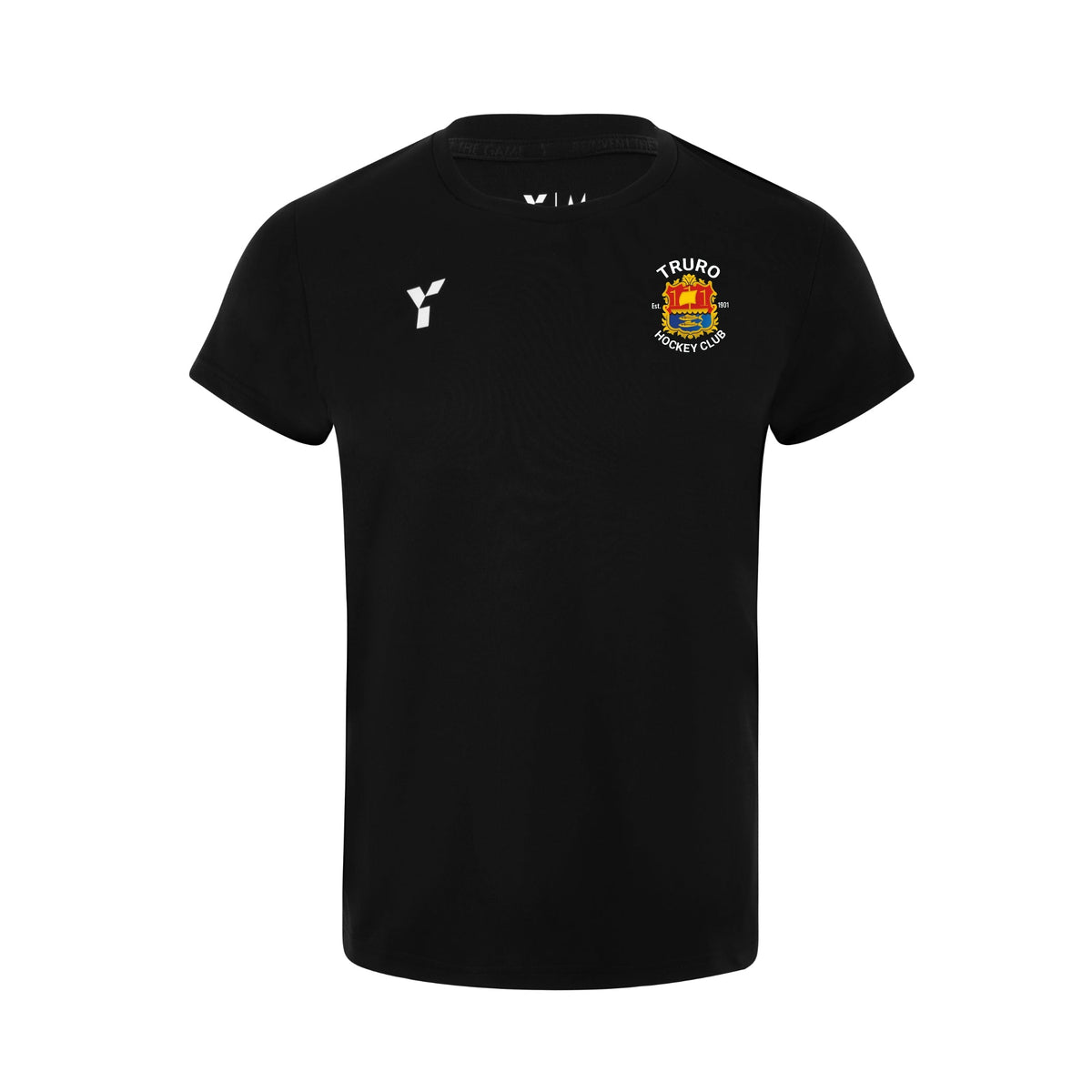 Truro HC - Junior Short Sleeve Training Top Unisex Black