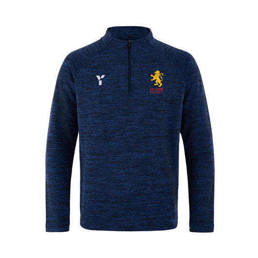 UK Lions HC - Fugi Quarter Zip Unisex Navy Melange
