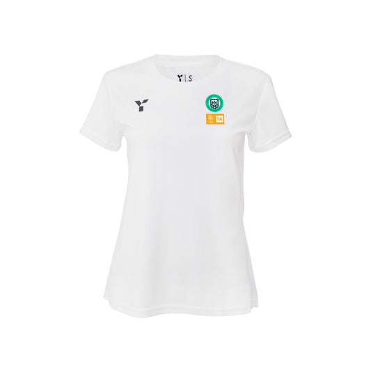 Exeter TA - Short Sleeve Match Top Women's White