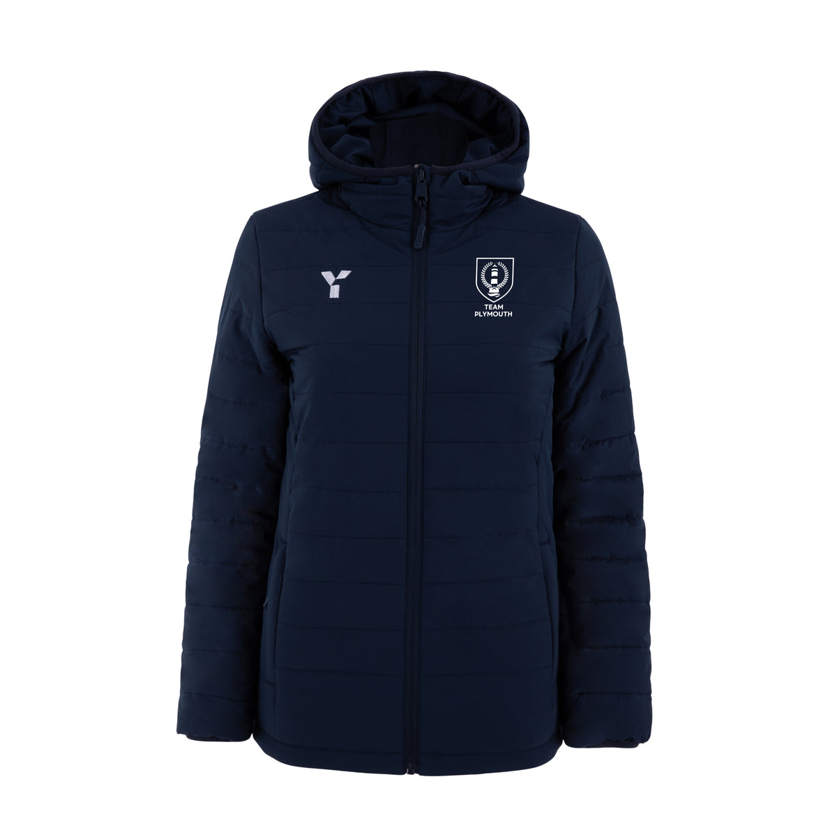 University of Plymouth HC - Padded Jacket Unisex Navy club teamwear by Y1