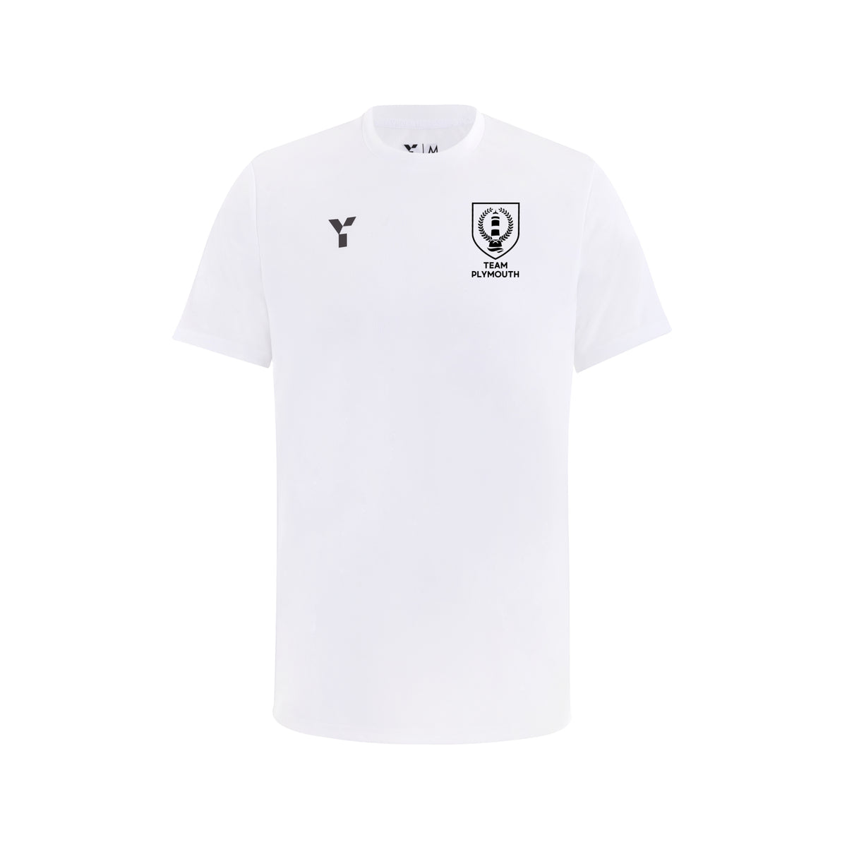 University of Plymouth HC - Short Sleeve Training Top Mens White club teamwear by Y1