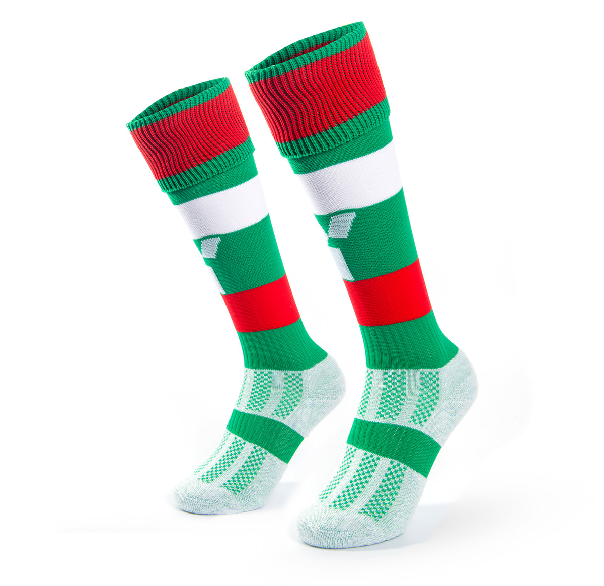 Wakefield HC Home Playing Socks - Green club teamwear by Y1