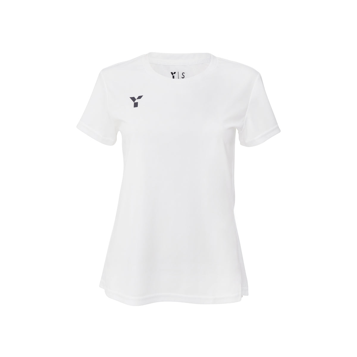 Short Sleeve Training Top Womens White by Y1