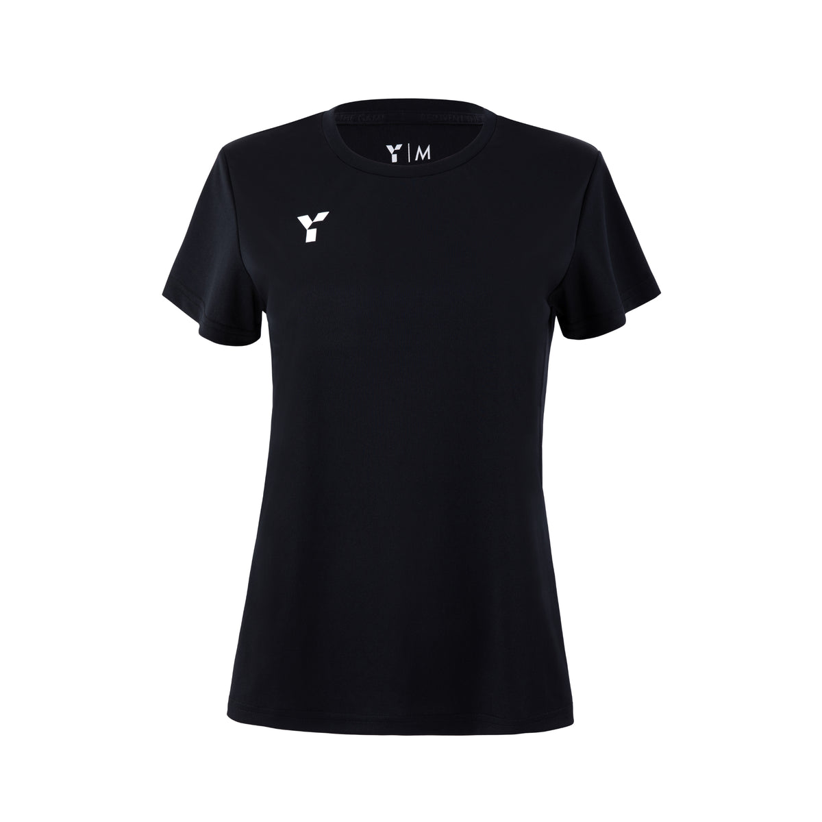 Short Sleeve Training Top Womens Black by Y1