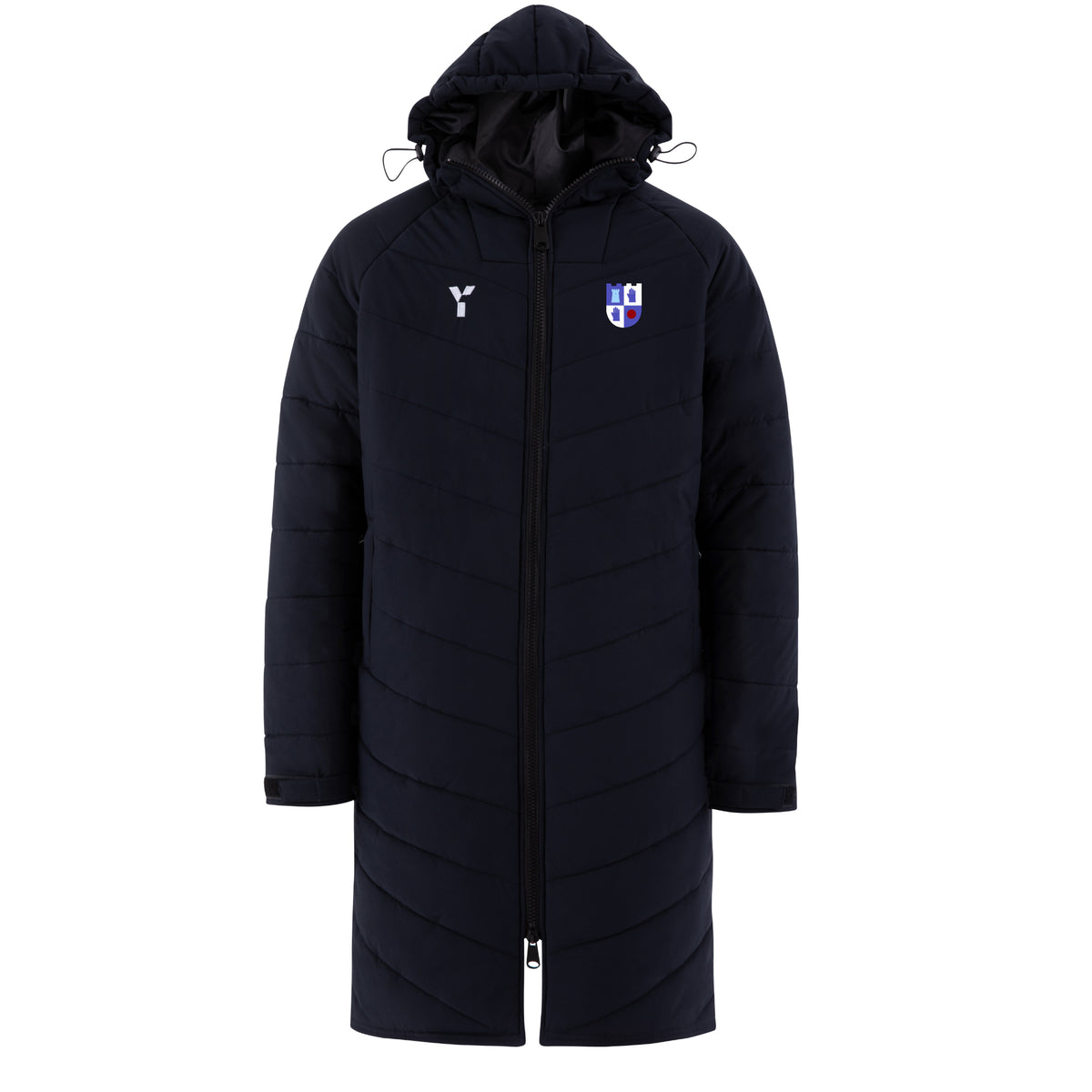 Yeovil & Sherborne - Bench Jacket Unisex Navy club teamwear by Y1
