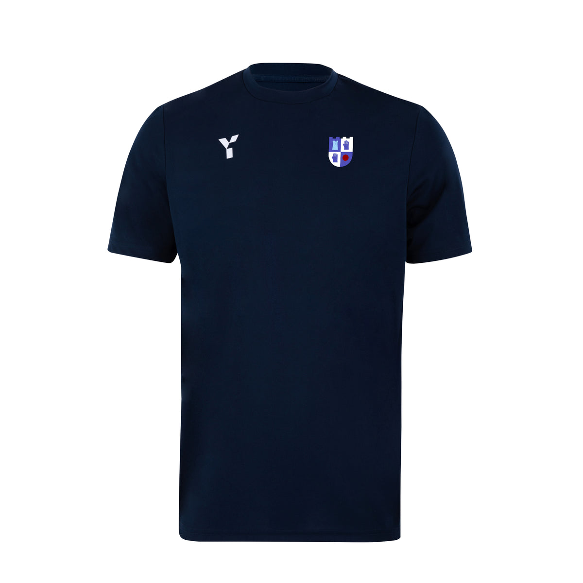 Yeovil & Sherborne - Short Sleeve Training Top Men's Navy club teamwear by Y1